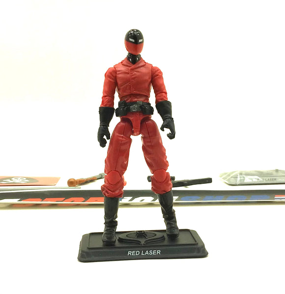 2018 FSS 8.0 COBRA RED LASER V1 RED SHADOWS WEAPONS TECHNICIAN COLLECTORS CLUB EXCLUSIVE LOOSE 100% COMPLETE + FULL CARD