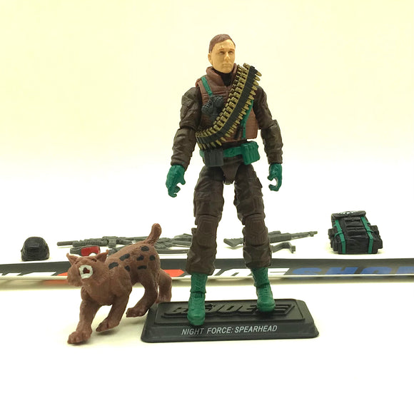 2013 G.I. JOE JOECON CONVENTION EXCLUSIVE NIGHT FORCE NOCTURNAL SPEARHEAD & MAX V3 POINTMAN LOOSE 100% COMPLETE NO F/C
