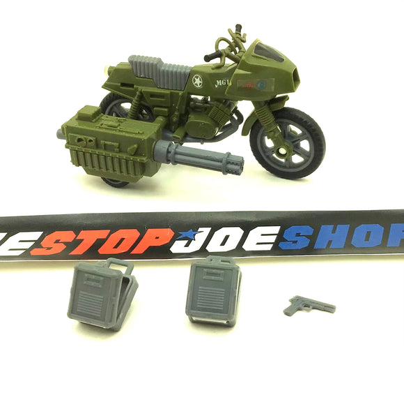 2008 25TH ANNIVERSARY G.I. JOE RAM MOTORCYCLE VEHICLE ONLY NEW LOOSE COMPLETE + BLUEPRINTS