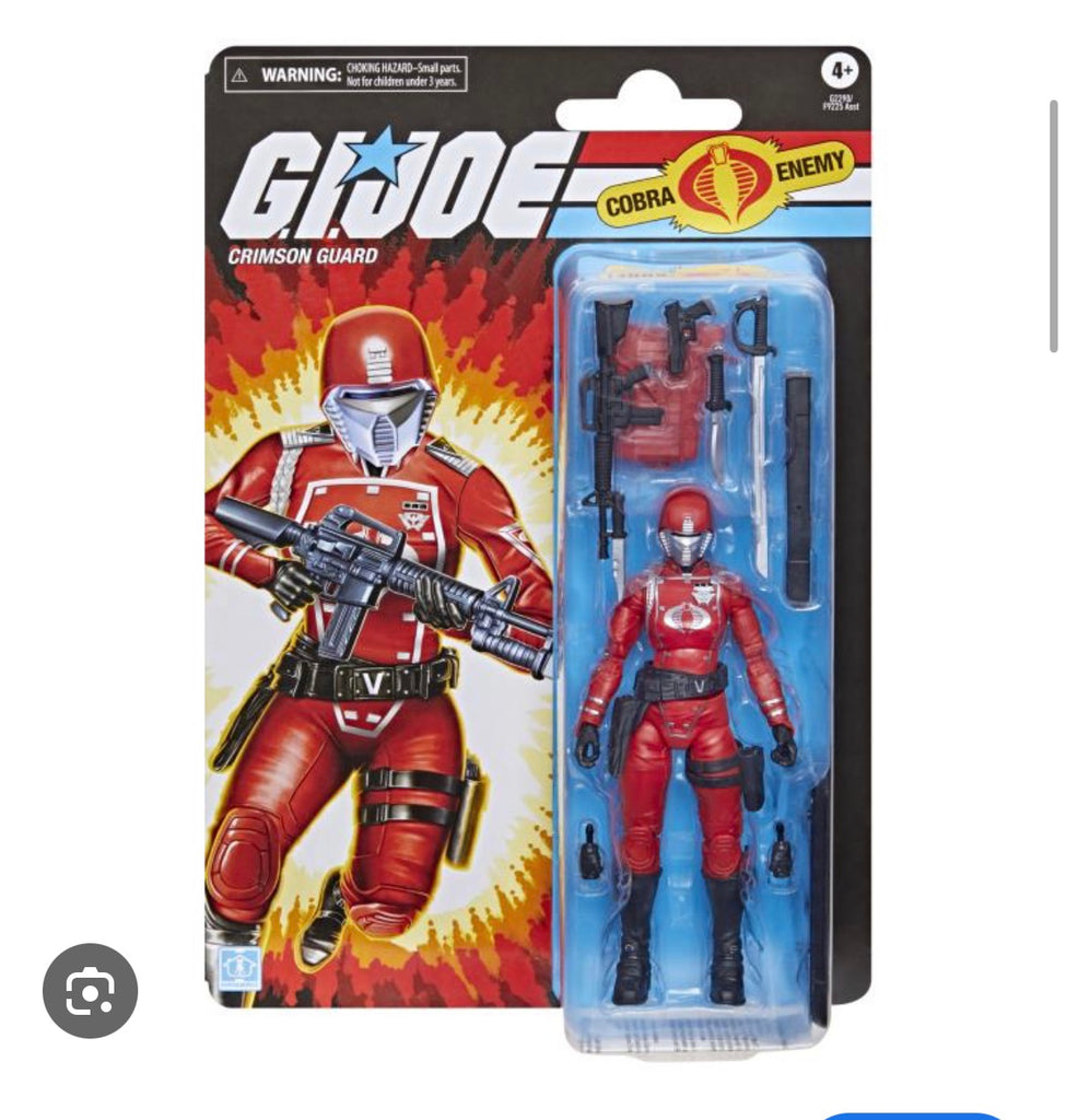 2026 CLASSIFIED RETRO CARDBACK G.I. JOE COBRA CRIMSON GUARD 6" FIGURE NEW SEALED PREORDER
