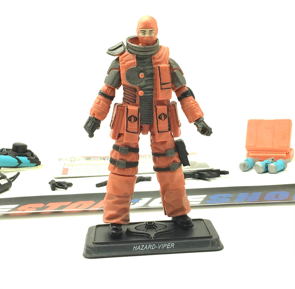2011 30TH ANNIVERSARY G.I. JOE COBRA HAZARD-VIPER V1 LOOSE 100% COMPLETE NO CARD