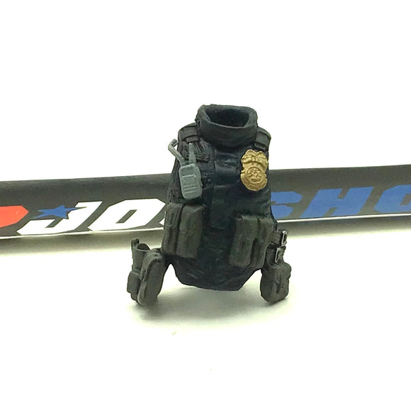 2011 30TH ANNIVERSARY LAW V6 POLICE TACTICAL VEST W/ HOLSTER ACCESSORY PART CUSTOMS