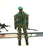 2009 DTC G.I. JOE LT. FALCON V5 GREEN BERET LOOSE 100% COMPLETE + F/C