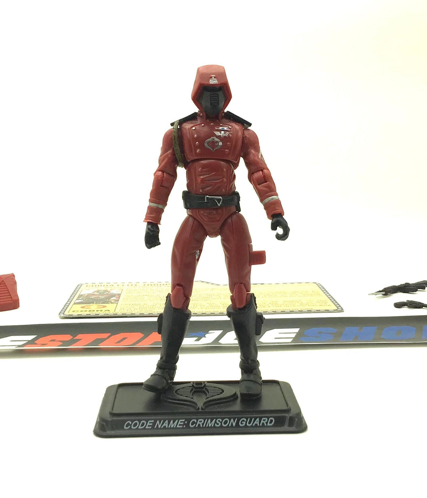 2008 25TH ANNIVERSARY G.I. JOE COBRA CRIMSON GUARD V9 WAVE 5 LOOSE 100% COMPLETE + F/C