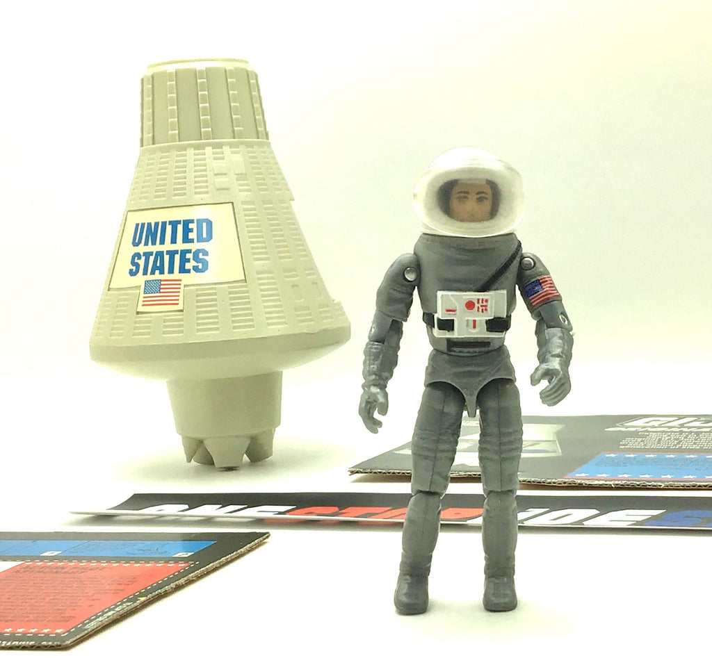 1994 G.I. JOE ACTION PILOT ASTRONAUT V1 W/ SPACE CAPSULE ORIGINAL ACTION TEAM 1964-1994 30TH ANNIVERSARY COMMEMORATIVE LOOSE 100% COMPLETE + F/C