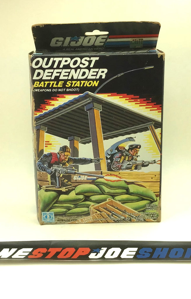 1986 VINTAGE ARAH G.I. JOE OUTPOST DEFENDER VEHICLE BOX ONLY (a)