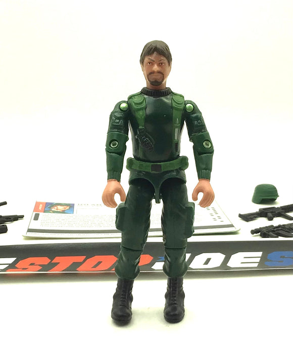 2005 VVV G.I. JOE INFANTRY DIVISION GREEN SHIRT V2 HEAVY WEAPONS SPECIALIST TRU EXCLUSIVE LOOSE 100% COMPLETE + F/C