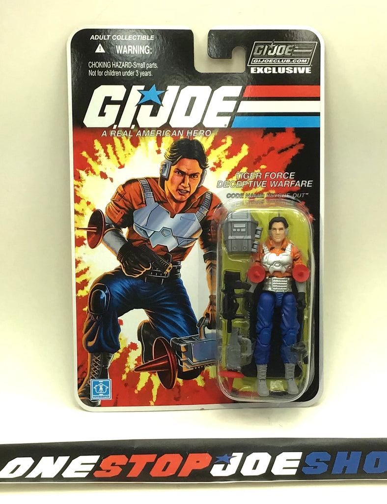 2019 FSS FINAL 12 G.I. JOE PSYCHE-OUT V6 TIGER FORCE DECEPTIVE WARFARE GI JOE COLLECTORS CLUB EXCLUSIVE LOOSE 100% COMPLETE + FULL CARD