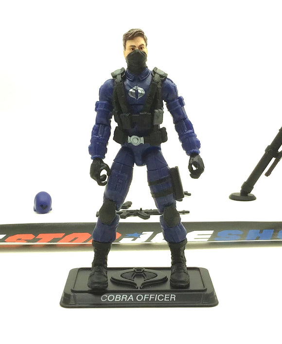 2021 RETRO LINE G.I. JOE COBRA ENEMY OFFICER  V14 WAVE 5 WAL-MART EXCLUSIVE LOOSE 100% COMPLETE + FULL CARD