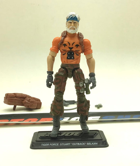 2016 FSS 4.0 G.I. JOE OUTBACK V9 TIGER FORCE SURVIVAL SPECIALIST GI JOE COLLECTORS CLUB EXCLUSIVE LOOSE 100% COMPLETE + FULL FILE CARD