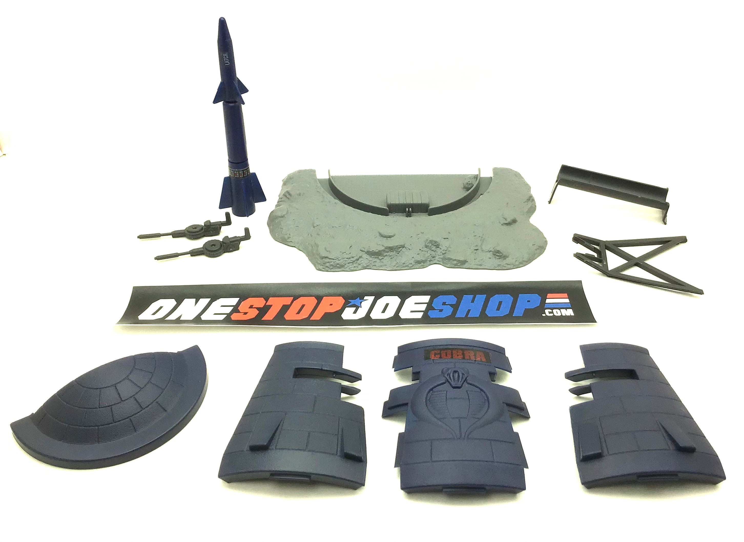 GI joe-Cobra- Bunker +Rifle Range Unit complet 1985 GI joe-Cobra- Bunker +Rifle Range Unit complet 1985