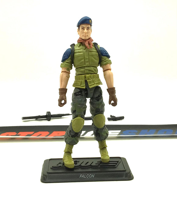 2011 30TH ANNIVERSARY G.I. JOE VINCENT ‘FALCON’ FALCONE V3 SLAUGHTER'S MARAUDERS PACK BBTS EXCLUSIVE LOOSE 100% COMPLETE + F/C