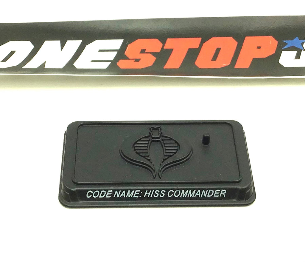 2008 25TH ANNIVERSARY H.I.S.S. HISS COMMANDER V1 SINGLE PEG FIGURE STAND ACCESSORY PART CUSTOMS