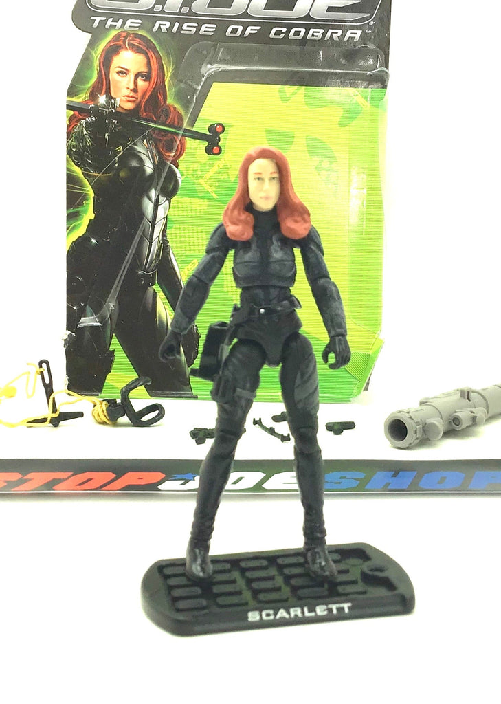 2009 ROC G.I. JOE SCARLETT V11 DESERT AMBUSH LOOSE 100% COMPLETE + F/C