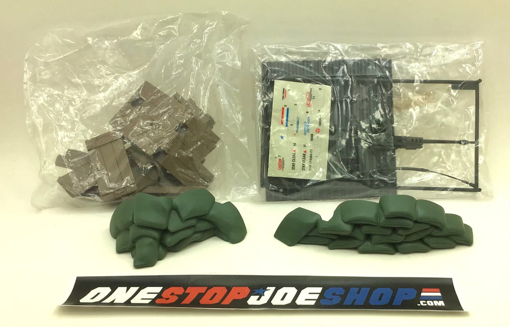 1986 VINTAGE ARAH G.I. JOE OUTPOST DEFENDER BATTLE STATION NEW LOOSE 100% COMPLETE