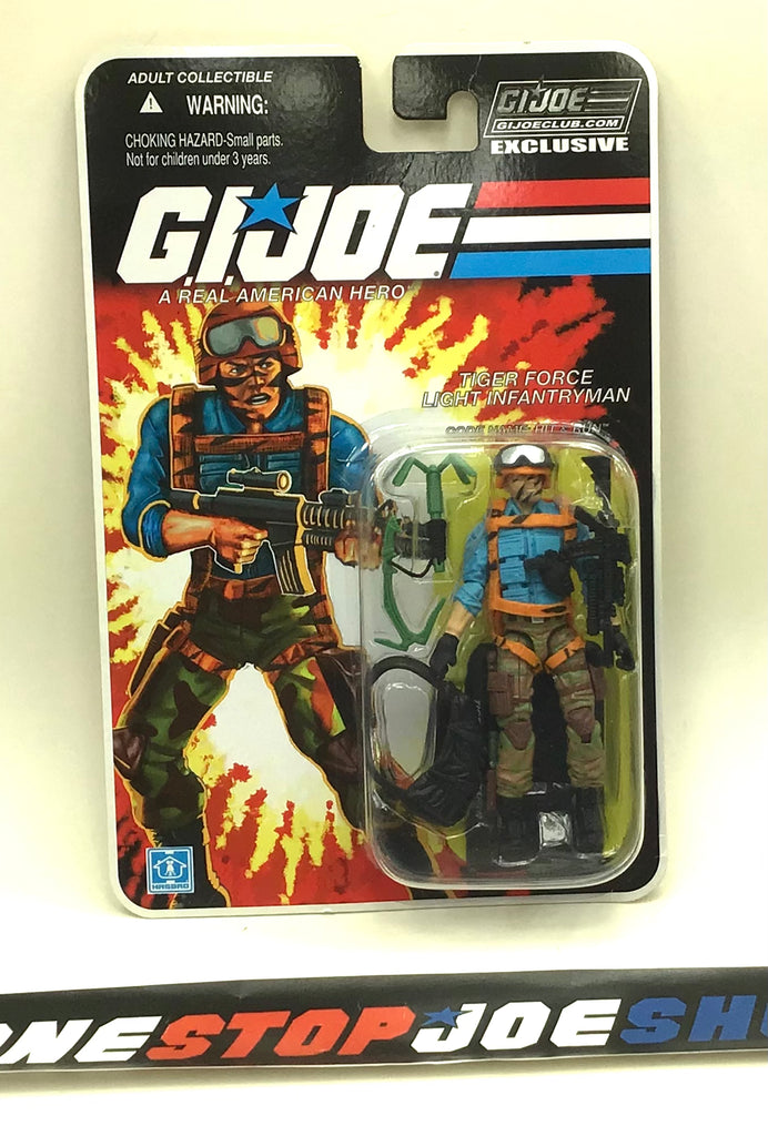 2019 FSS FINAL 12 G.I. JOE HIT & RUN V6 TIGER FORCE LIGHT INFANTRY GI JOE COLLECTORS CLUB EXCLUSIVE LOOSE 100% COMPLETE + FULL CARD