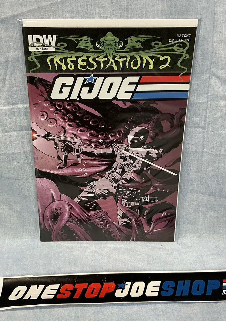 IDW PUBLISHING G.I. JOE: INFESTATION 2 (2012) ISSUE #2 [COVER A] COMIC BOOK MARCH 2012