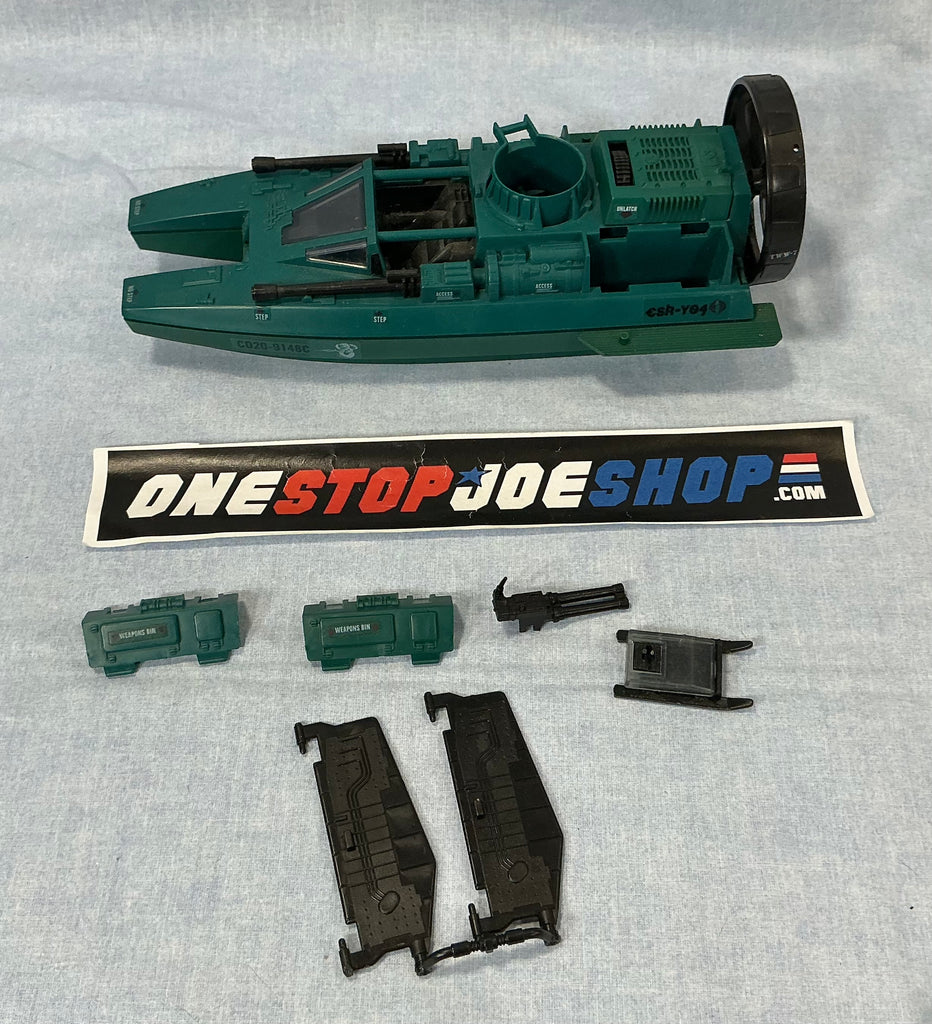 1984 VINTAGE ARAH G.I. JOE COBRA WATER MOCCASIN VEHICLE ONLY LOOSE 100% COMPLETE (g)