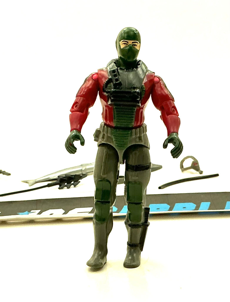 1990 VINTAGE ARAH G.I. JOE COBRA UNDERTOW V1 DESTRO’S FROGMAN LOOSE 100% COMPLETE (c)