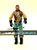 1986 VINTAGE ARAH G.I. JOE COBRA DREADNOK MONKEYWRENCH V1 LOOSE 100% COMPLETE (h)