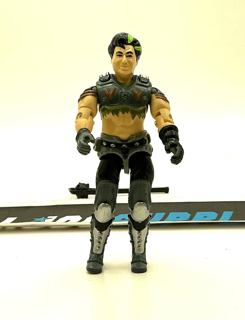 1986 VINTAGE ARAH G.I. JOE COBRA DREADNOK THRASHER V1 THUNDER MACHINE DRIVER LOOSE 100% COMPLETE (i)