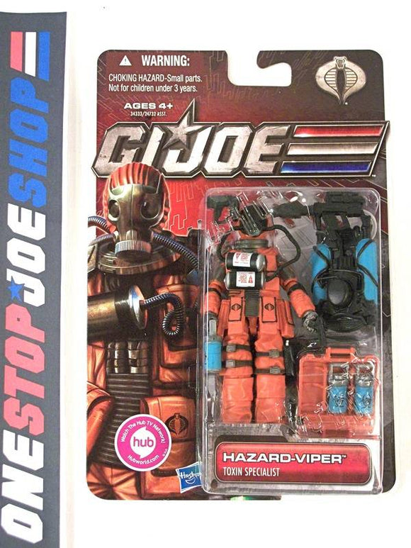 2011 30TH ANNIVERSARY G.I. JOE COBRA HAZARD-VIPER V1 NEW SEALED