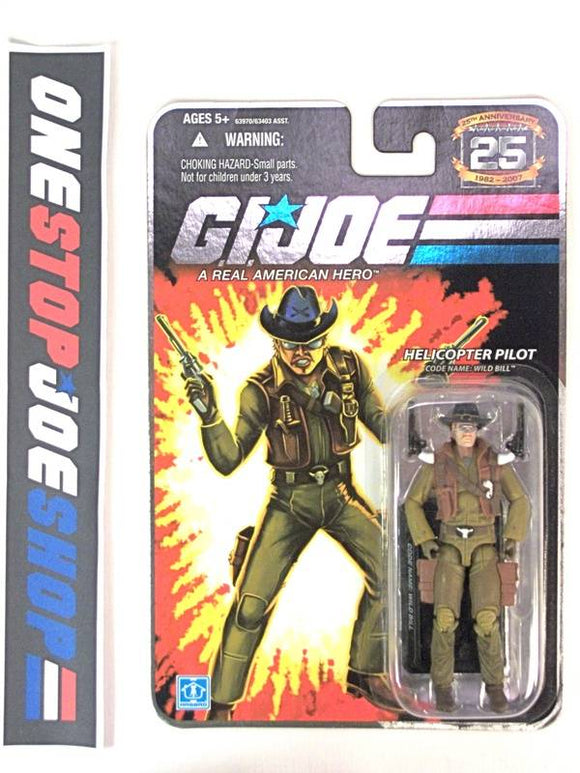 2008 25TH ANNIVERSARY G.I. JOE WILD BILL V11 WAVE 7 NEW SEALED FOIL CARD