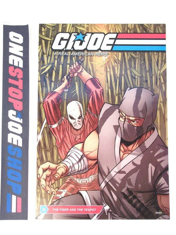 HASBRO G.I. JOE A REAL AMERICAN HERO ISSUE #10 COMIC BOOK 25TH ANNIVERSARY COMIC PACK