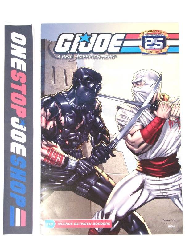HASBRO G.I. JOE A REAL AMERICAN HERO ISSUE #21B COMIC BOOK 25TH ANNIVERSARY COMIC PACK