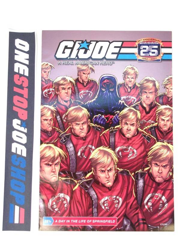 HASBRO G.I. JOE A REAL AMERICAN HERO ISSUE #32.5 COMIC BOOK 25TH ANNIVERSARY COMIC PACK