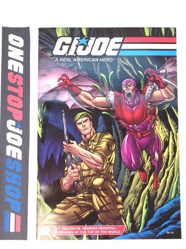 HASBRO G.I. JOE A REAL AMERICAN HERO ISSUE #8 COMIC BOOK 25TH ANNIVERSARY COMIC PACK
