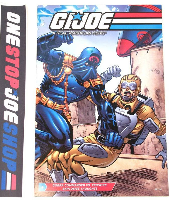 HASBRO G.I. JOE A REAL AMERICAN HERO ISSUE #9 COMIC BOOK 25TH ANNIVERSARY COMIC PACK