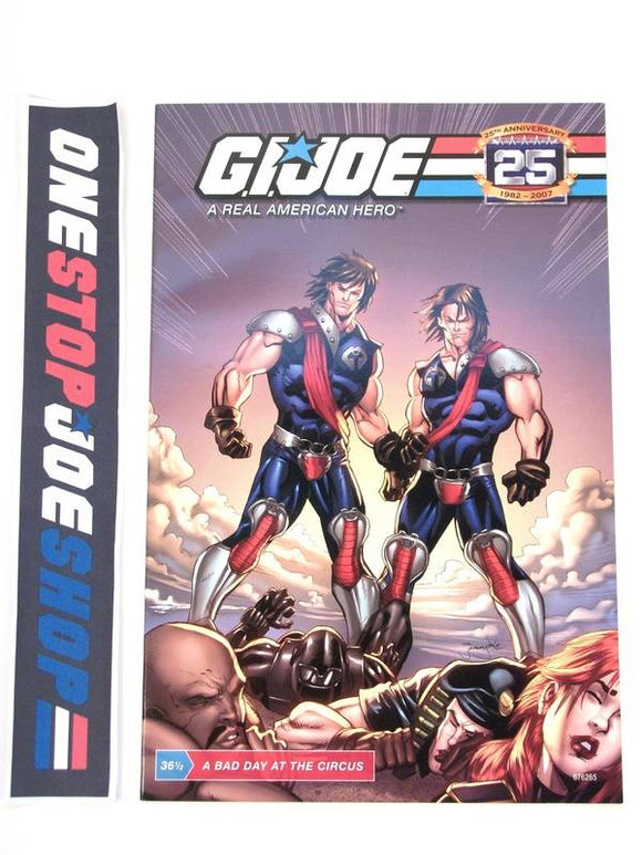 HASBRO G.I. JOE A REAL AMERICAN HERO ISSUE #36.5 COMIC BOOK 25TH ANNIVERSARY COMIC PACK