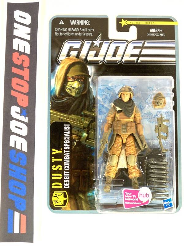 2010 POC G.I. JOE SPECIALIST DUSTY V14 WAVE 2 NEW SEALED