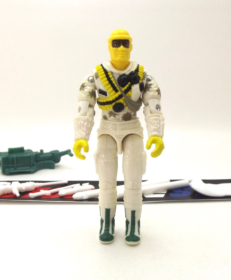1993 VINTAGE ARAH G.I. JOE ICEBERG V2 ARCTIC ASSAULT TROOPER LOOSE 100% COMPLETE