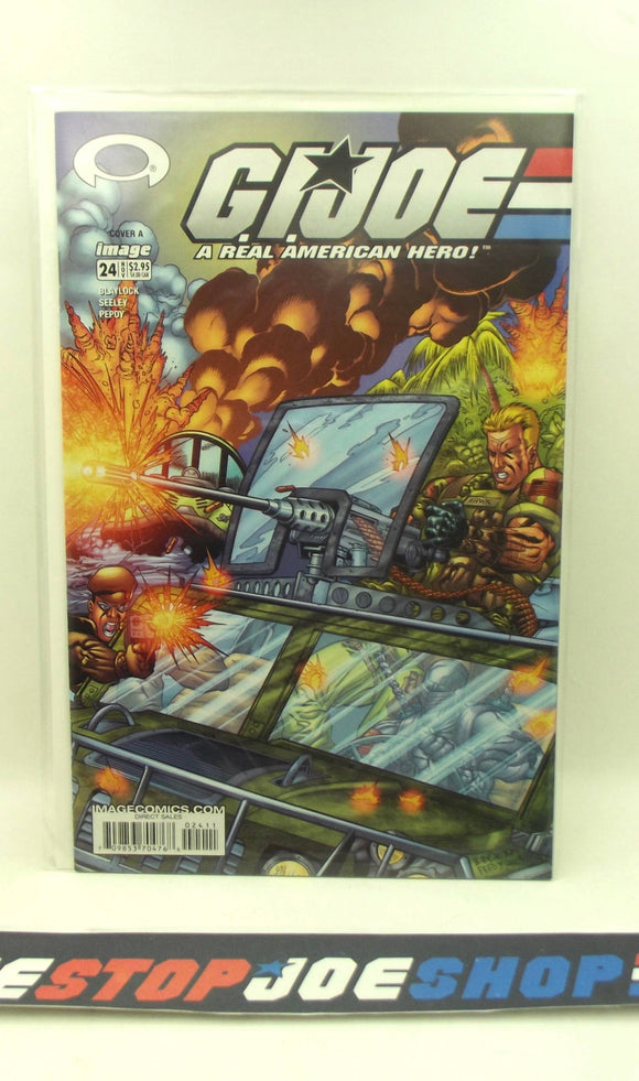 IMAGE COMICS G.I. JOE A REAL AMERICAN HERO ISSUE #24 COVER A COMIC BOOK VF+ / NM