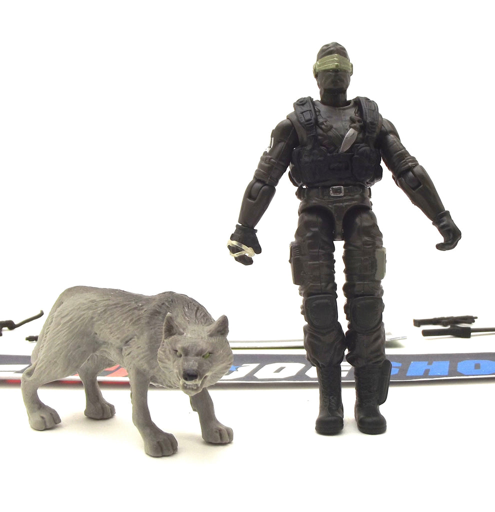 2005 VVV G.I. JOE SNAKE EYES V23 COVERT MISSION SPECIALIST LOOSE 100% COMPLETE + F/C