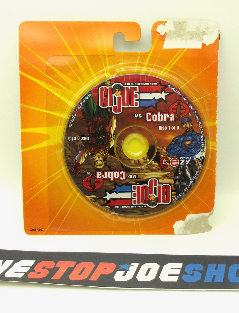 2003 G.I. JOE VS. COBRA SPY TROOPS MISSION DISC 1 OF 3 CD-ROM PC COMPUTER GAME NEW SEALED - DUKE / SHIPWRECK