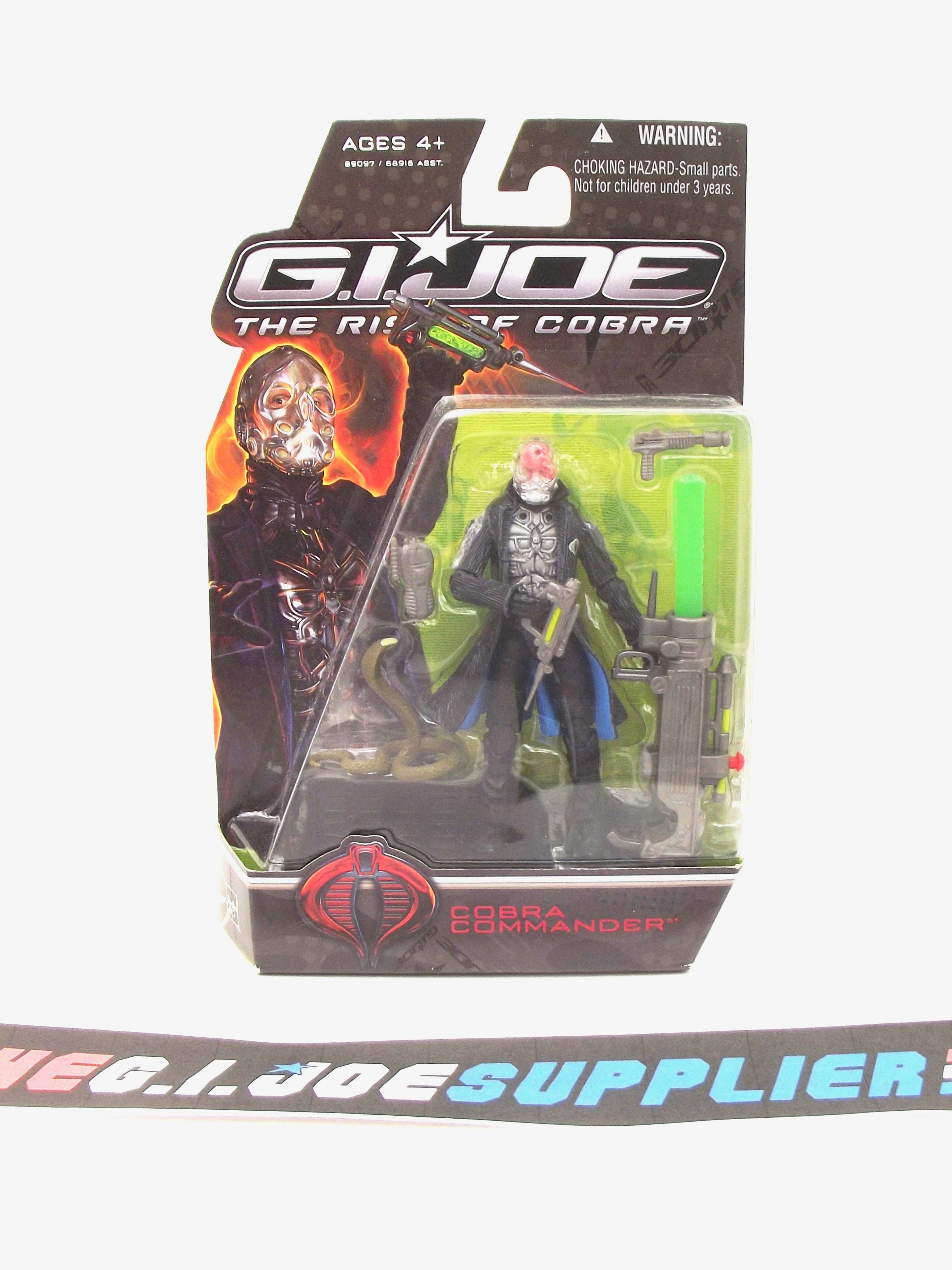2009 ROC JOE COBRA COMMANDER V43 NEW SEALED HOLES VARIANT