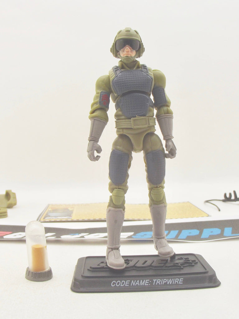 2008 25TH ANNIVERSARY G.I. JOE TRIPWIRE V5 WAVE 12 LOOSE 100% COMPLETE + F/C