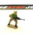 1988 VINTAGE ARAH G.I. JOE MICRO FIGURE ROCK ‘N ROLL MACHINE GUNNER (b)