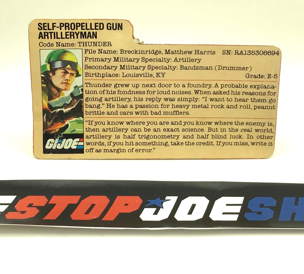 1984 VINTAGE ARAH THUNDER V1 FILE CARD (f)