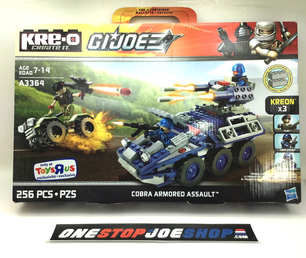 KRE-O G.I. JOE COBRA ARMORED ASSAULT SET NEW SEALED