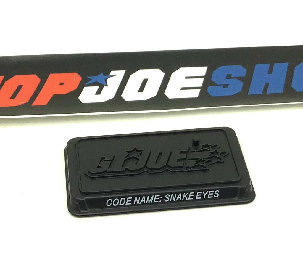 2007-08 25TH ANNIVERSARY SNAKE EYES SINGLE PEG FIGURE STAND ACCESSORY