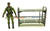 MARAUDER TASK FORCE MTF 1:18 SCALE BUNK BED FOR 3 3/4" ACTION FIGURES ACCESSORY PART CUSTOMS