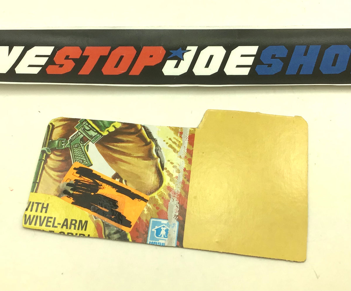 1984 VINTAGE ARAH ROADBLOCK V1 FILE CARD (j) – THE G.I. JOE SHOP ...