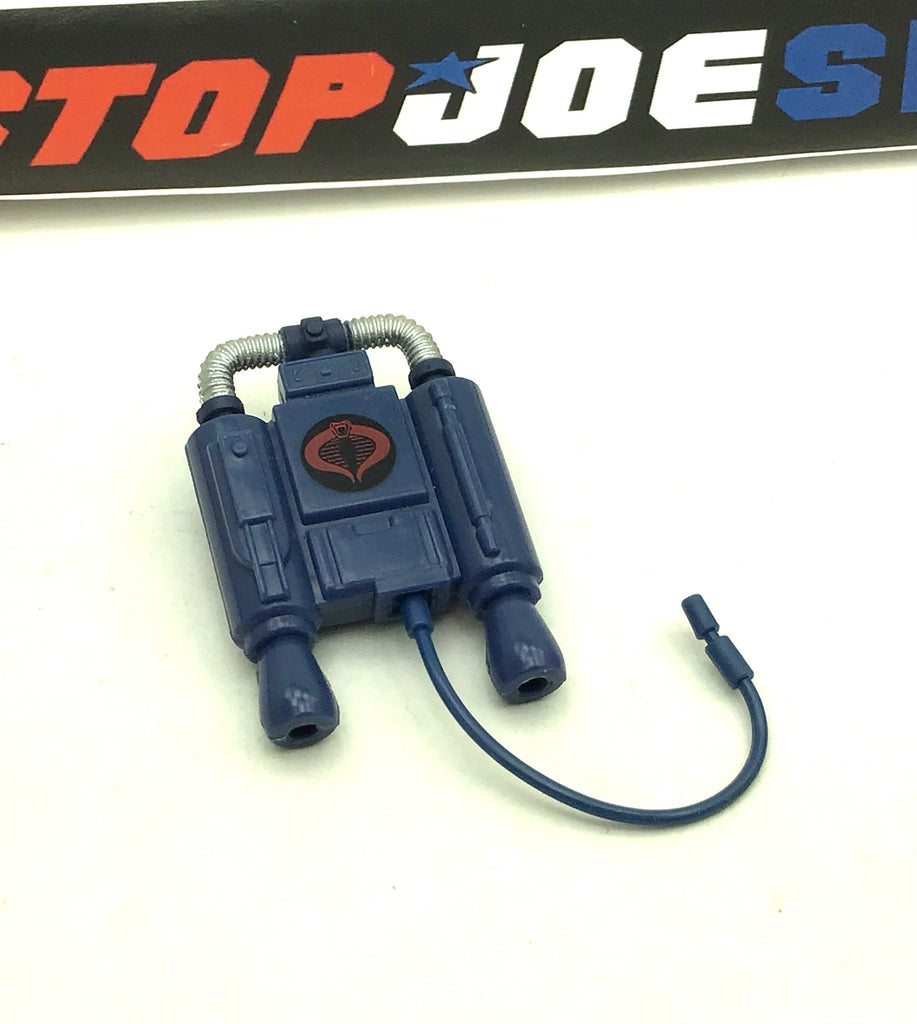 2007 25TH ANNIVERSARY COBRA AIR TROOPER V1 JET PACK W/ CABLE ACCESSORY PART CUSTOMS DAMAGED PEG