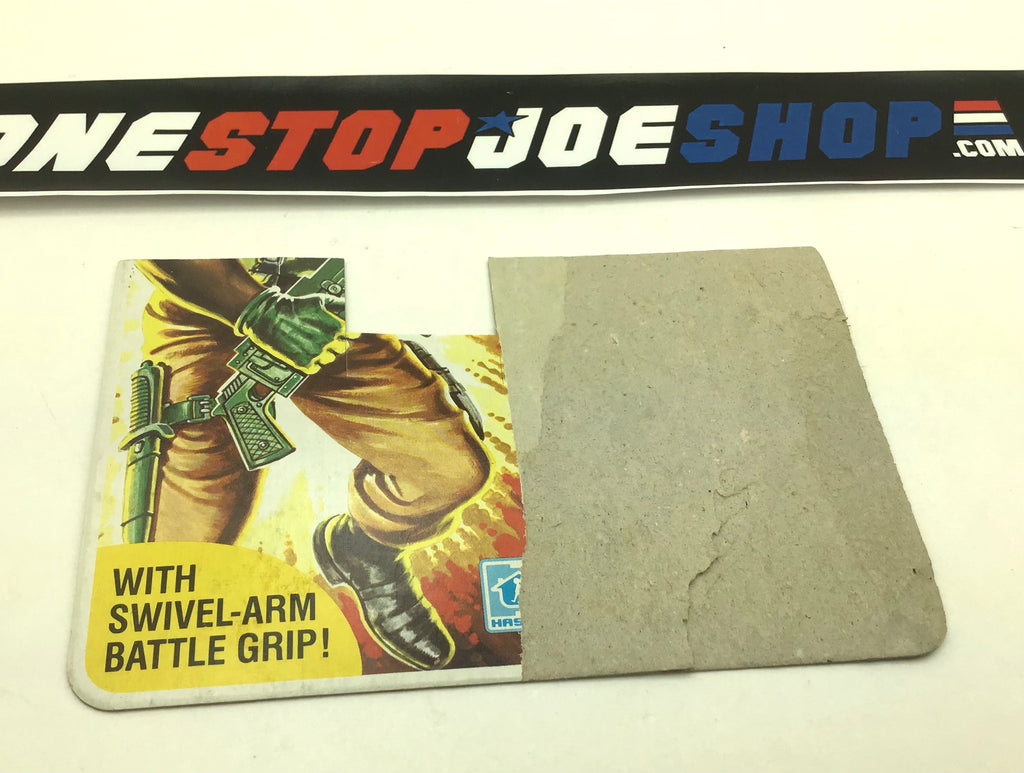 1984 VINTAGE ARAH ROADBLOCK V1 FILE CARD (f) – THE G.I. JOE SHOP ...