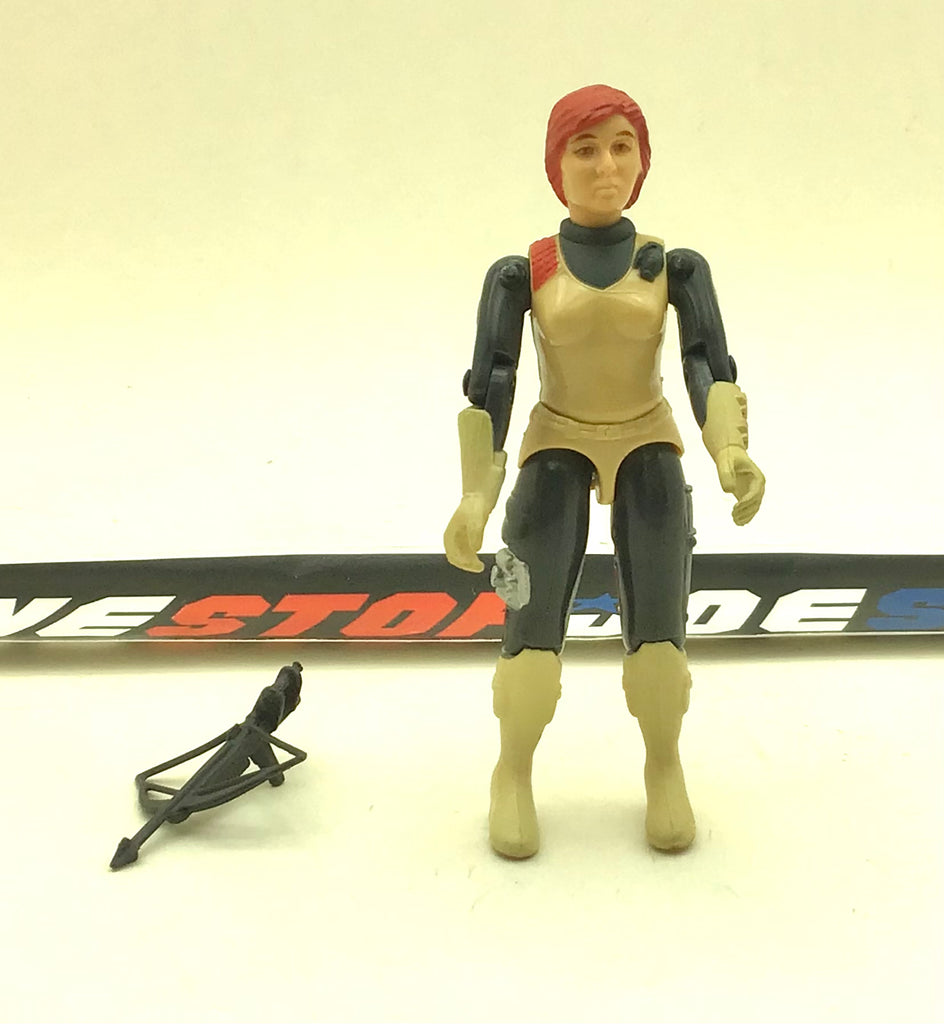 1982 VINTAGE ARAH G.I. JOE SCARLETT V1 COUNTERINTELLIGENCE LOOSE 100% COMPLETE (c)