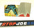 1983 VINTAGE ARAH G.I. JOE GUNG HO V1 FILE CARD (g)